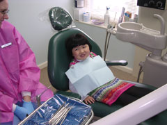 A young Providence Dental Associates patient